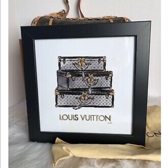 Other - Luggage Chest photo framed wall art
